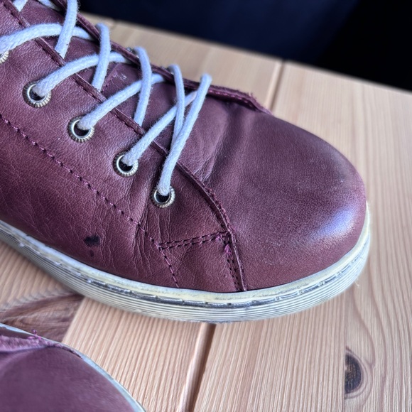 Andrea Conti leather sneakers high top lace up 38 - Picture 7 of 9